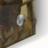 Realism Art Print - A Gypsy with a Gypsy Woman, Rustic Canvas Art