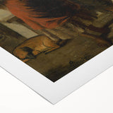 Realism Art Print - A Gypsy with a Gypsy Woman, Rustic Canvas Art