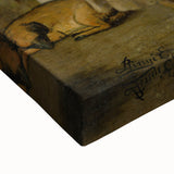 Realism Art Print - A Gypsy with a Gypsy Woman, Rustic Canvas Art