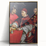 Renaissance Art Prints - Raphael’s Portrait of Pope Leo X and Cardinals