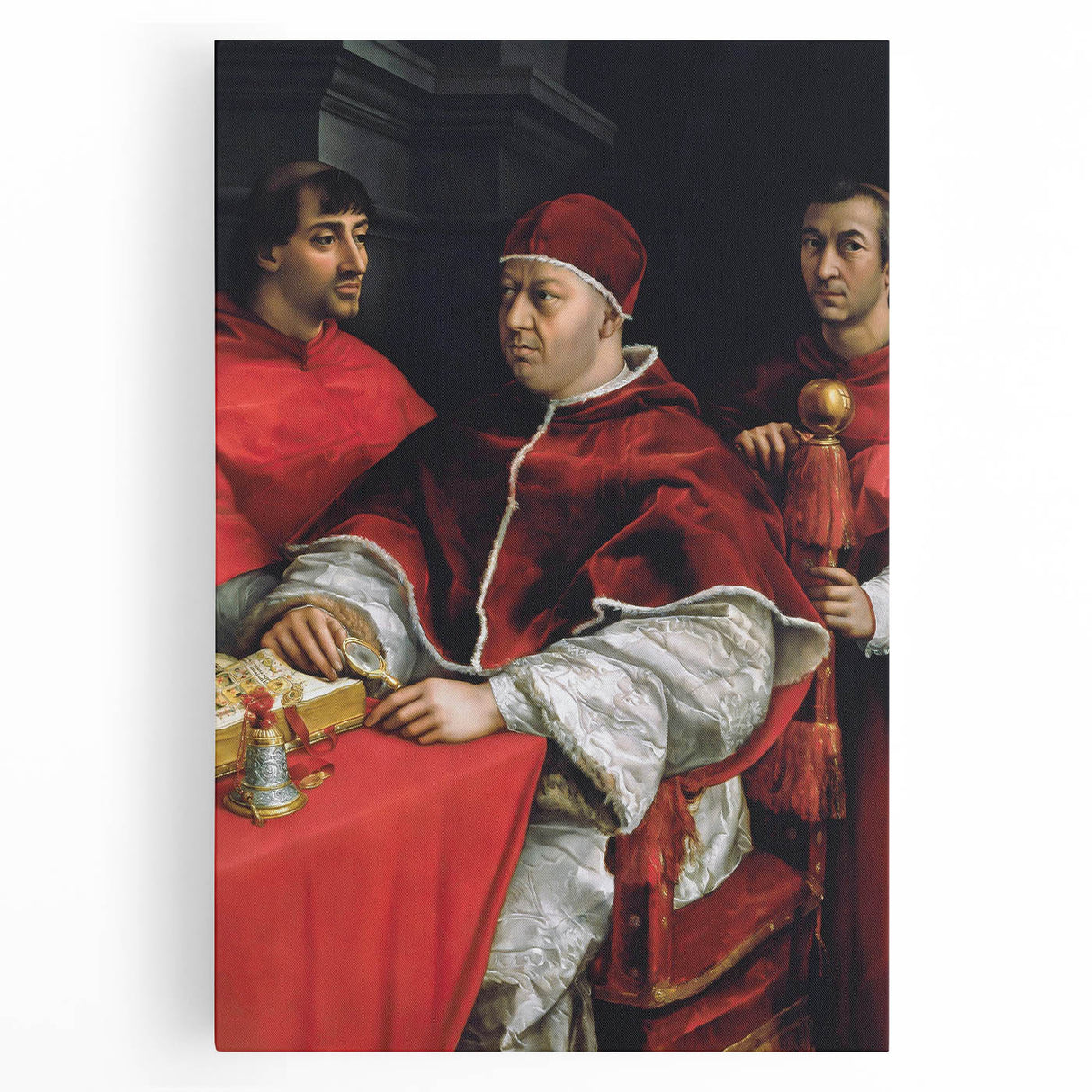Renaissance Art Prints - Raphael’s Portrait of Pope Leo X and Cardinals