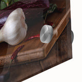 Rustic Italian Kitchen Art – Garlic, Eggplant & Citrus Wall Print