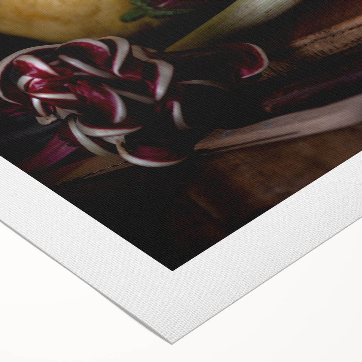 Rustic Italian Kitchen Art – Garlic, Eggplant & Citrus Wall Print
