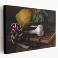 Rustic Italian Kitchen Art – Garlic, Eggplant & Citrus Wall Print