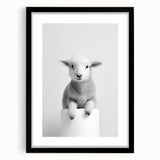 Bathroom Picture Frames - Minimalist Lamb Wall Decor for Modern Spaces