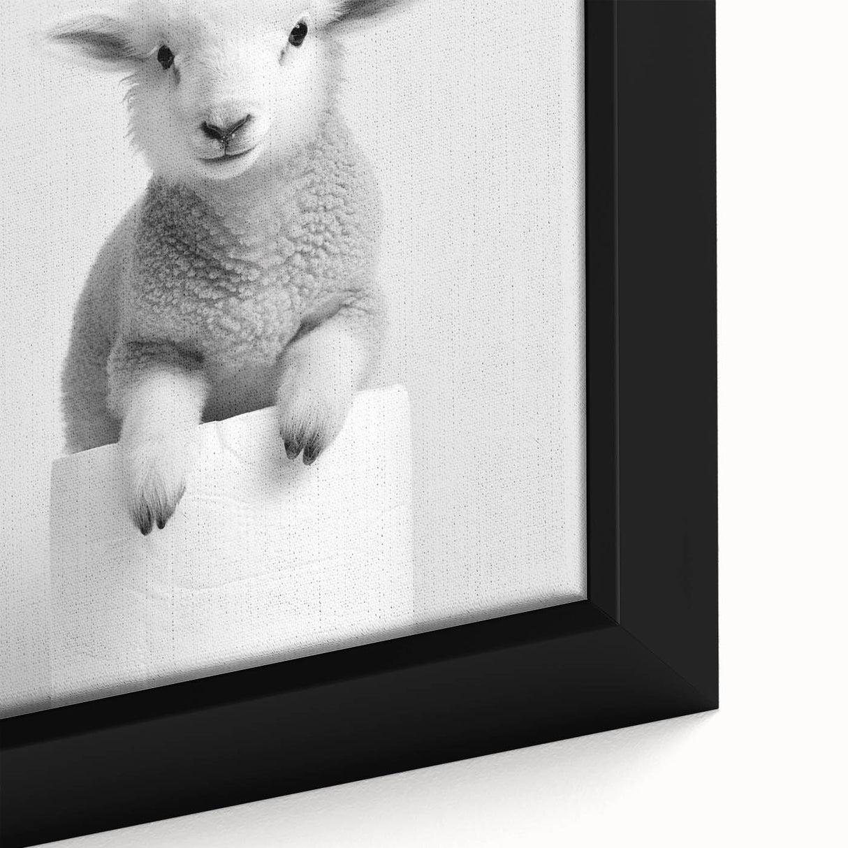 Bathroom Picture Frames - Minimalist Lamb Wall Decor for Modern Spaces