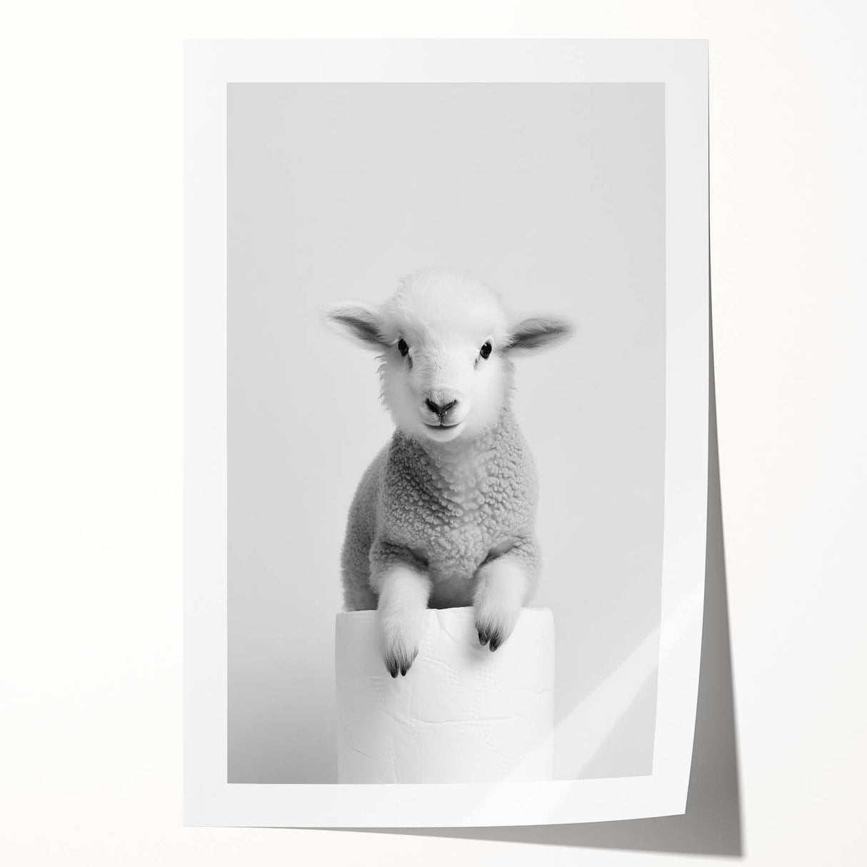 Bathroom Picture Frames - Minimalist Lamb Wall Decor for Modern Spaces