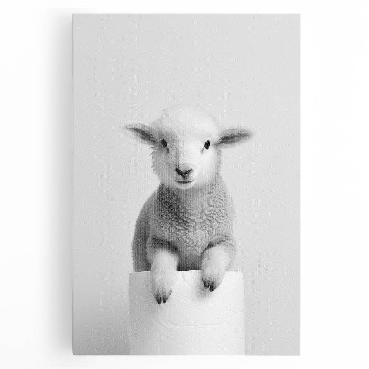 Bathroom Picture Frames - Minimalist Lamb Wall Decor for Modern Spaces