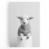 Bathroom Picture Frames - Minimalist Lamb Wall Decor for Modern Spaces