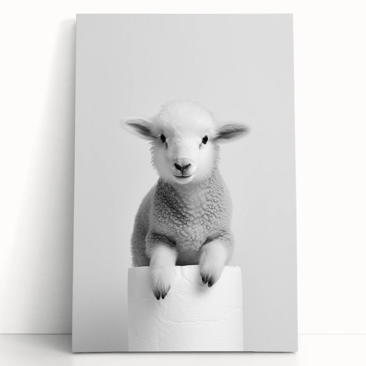 Bathroom Picture Frames - Minimalist Lamb Wall Decor for Modern Spaces