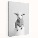 Bathroom Picture Frames - Minimalist Lamb Wall Decor for Modern Spaces