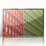 Large art print of London scenery in muted gray tones on a framed acrylic, ideal for modern art wall decor.
