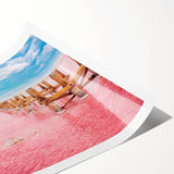 Extra large wall art featuring line art flowers in muted earth tones on a rolled canvas, ideal for large living room decor.