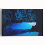 Black and white stretched canvas of a Brazilian landscape, large art ideal for kitchen wall art.