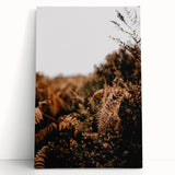 Large black and white abstract print on stretched canvas depicting swirling patterns.