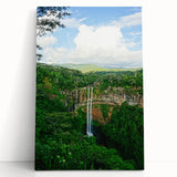 Black and white abstract depiction of spring on large stretched canvas, suitable as kitchen wall art or for bedroom ambiance.