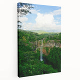 Spring-themed abstract art on stretched canvas featuring soft green and pink tones, ideal for kitchen wall decor.