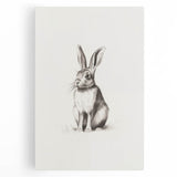 Winter scene in black and white on large stretched canvas, ideal for kitchen wall art.