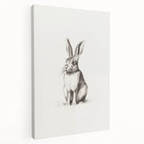 Winter scene with snow-covered trees on large stretched canvas, in muted white and blue tones, suitable for kitchen wall art.