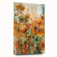 Vibrant Floral Abstract - Modern Living Room Canvas Wall Art