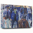 Expressionist Art - Workers on Their Way Home by Edvard Munch