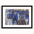Expressionist Art - Workers on Their Way Home by Edvard Munch