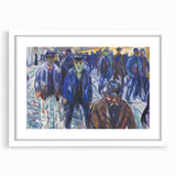Expressionist Art - Workers on Their Way Home by Edvard Munch