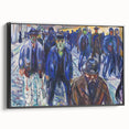 Expressionist Art - Workers on Their Way Home by Edvard Munch
