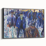Expressionist Art - Workers on Their Way Home by Edvard Munch