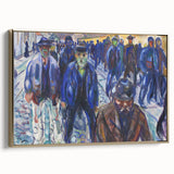 Expressionist Art - Workers on Their Way Home by Edvard Munch