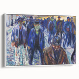 Expressionist Art - Workers on Their Way Home by Edvard Munch