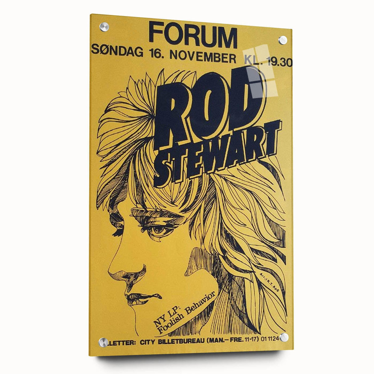 Retro Wall Art - Rod Stewart Vintage Poster for Music Lovers