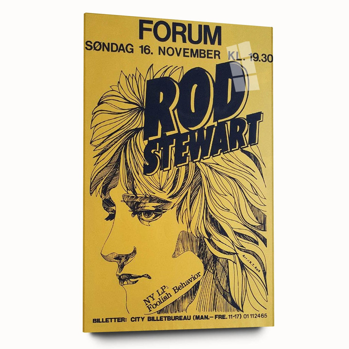 Retro Wall Art - Rod Stewart Vintage Poster for Music Lovers