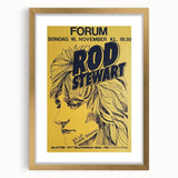 Retro Wall Art - Rod Stewart Vintage Poster for Music Lovers
