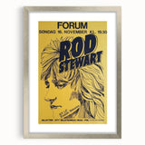 Retro Wall Art - Rod Stewart Vintage Poster for Music Lovers