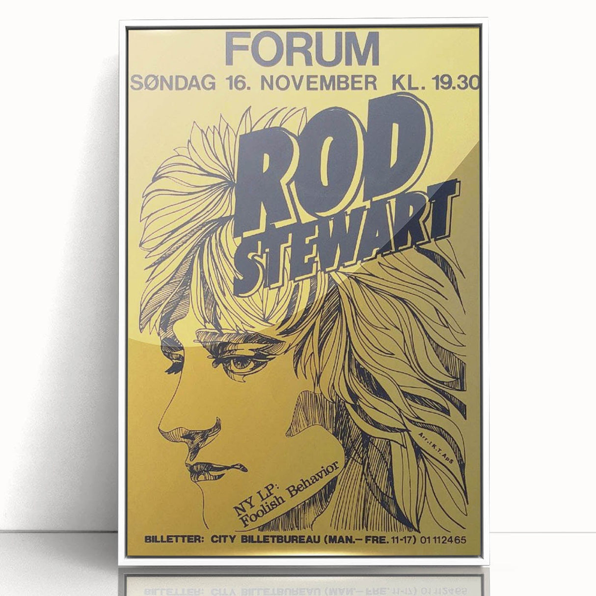 Retro Wall Art - Rod Stewart Vintage Poster for Music Lovers