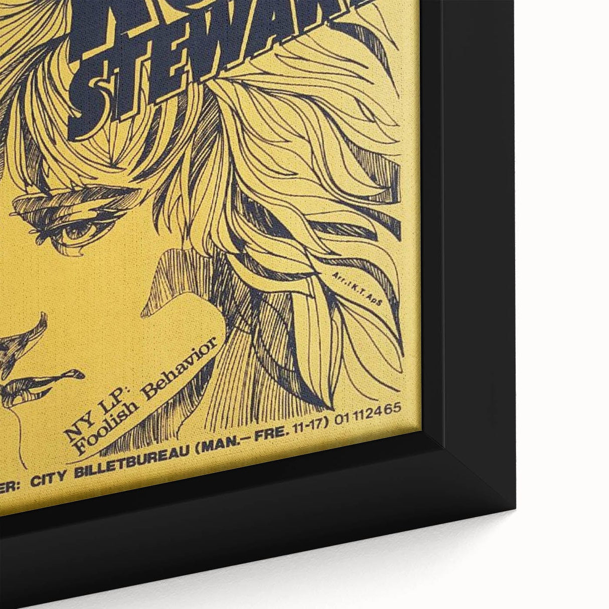 Retro Wall Art - Rod Stewart Vintage Poster for Music Lovers
