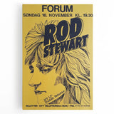Retro Wall Art - Rod Stewart Vintage Poster for Music Lovers