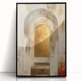 Framed abstract minimalist wall art showcases a striking black design with sleek acrylic finish, perfect for modern decor. Ideal for enhancing contemporary living spaces.