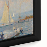 Modern Wall Art - Lively Seascape with Bathers | Coastal Beach Scene