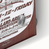 Retro Wall Art - Rod Stewart Concert Poster with Small Faces