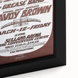 Retro Wall Art - Rod Stewart Concert Poster with Small Faces