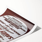 Retro Wall Art - Rod Stewart Concert Poster with Small Faces