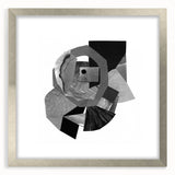 Minimalist Abstract Wall Art – Black and White Geometric Collage