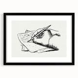 Expressionist Art - Writing Hand by Leo Gestel Wall Décor