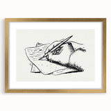 Expressionist Art - Writing Hand by Leo Gestel Wall Décor