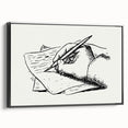 Expressionist Art - Writing Hand by Leo Gestel Wall Décor