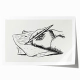 Expressionist Art - Writing Hand by Leo Gestel Wall Décor