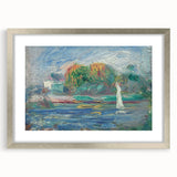 Impressionist Landscape Art – Vineyard Hills at Sunset