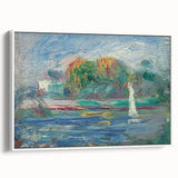 Impressionist Landscape Art – Vineyard Hills at Sunset